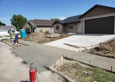 City Sidewalk and Drive Approach by Bell Concrete Construction